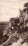 CPA Rocamadour Le Rocher et Rocamadour 