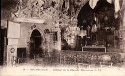 CPA Rocamadour Interieur de la Chapelle Miraculeuse