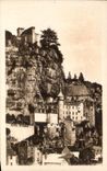 CPA Rocamadour Le Rocher vu de la route de Cahors