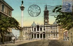 CPA Roma Basilice di S Maggiore Facciata