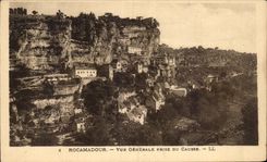 CPA Rocamadour View Taken Of Causse