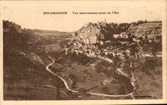 CPA Rocamadour Vue Panoramique prise de l'Est