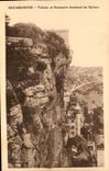 CPA Rocamadour Falaise et Remparts dominant les Eglises