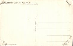 CPA Arezzo Chiesa Maria Della Pieve L'Annunziazione Partic Ai Un Polittico