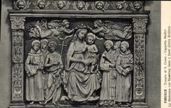 CPA Firenze Tempio Di Croce Capelle Medici el Bambino Gesu E Santi del collar de Madonna