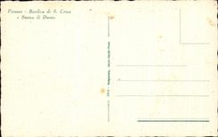 Di Dante de CPA Firenze Basilica Di Croce Ruled