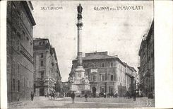 CPA Savlti Da Roma Colionna Dell'Immacolata