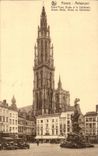 Lugares magnificos Brabo de CPA Amberes Antwerpen y la catedral
