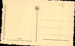 CPA Leuwen Seen On Dyle and lathe of the Church Sainte Gertrude