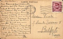 CPA Brussels Calsse de Reports and street of the colonies