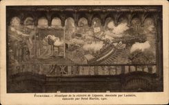 Mosaic CPA Fourviere of the Victoire de Lepante dessinee by Lameire executee by Rene Martin