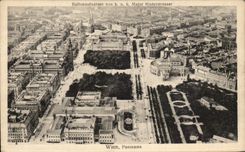 CPA Ballonaufnahme Von Major Hinterstoisser Wien Panorama