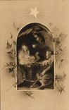 CPA Nativite Noel Vierge Christ