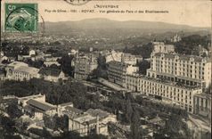 CPA Auvergne Puy De Dome Royat View Of the Park And Of
