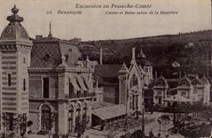 CPA Besancon Casino et Bains salins de la Mouillere