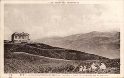 CPA Luchon Superbagneres Rest Of Tourists On the Plate