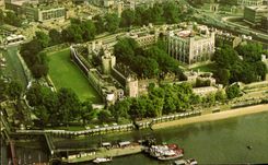 CPA Aerial View of the Tower of London