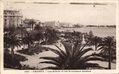 CPA Cannes hotels and New Gardens