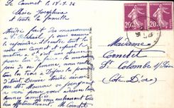 CPA Cannes the mount Knight Boats