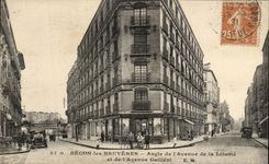 CPA Becon the Heathers Angle of the Avenue of Freedom and the Gallieni Avenue