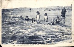 CPA Touquet Paris Plage Groups Bathers