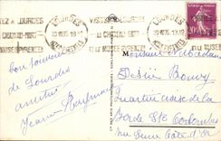 CPA Lourdes Souvenir du Peternage a Notre dame de Lourdes