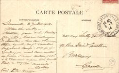 CPA Luneville the Castle Hussard Militaria