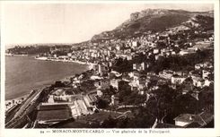 CPA Monaco Monte Carlo Vue generale de la Principaute