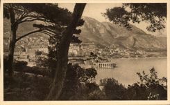 CPA Cote D'Azur Monte Carlo Vue generale prise de Monaco