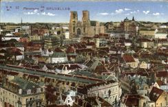CPA Panorama of Brussels