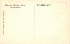 CPA Bierhaus Siechen Berlin Potsdamplatz