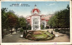 CPA Wiesbaden Kochbrunnen Thermal spring The Hot Springs
