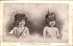 CPA Coblenz Ehrenbreitstein Bateau (au dos feuillet Guillaume colle)