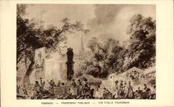 CPA Fragonard Promenade Publique