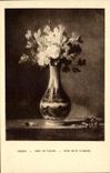 CPA Chardin Vase De Fleurs
