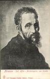 CPA Firenze Gall uffizi Michelangiolo suo Ritratto 