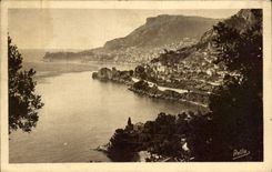 CPA la Principaute de Manaco vue de Roquebrune