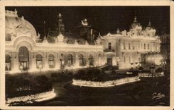 CPA Cote d'Azur Artistique Monte Carlo la nuit Le Casino 
