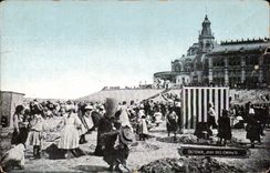 CPA Ostend Plays of the children