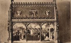 CPA Reliquaire de Sainte Ursule Memling hunting