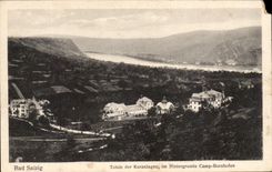 CPA Bad Salzing Totale Der Kuranlagen Im Hintergrunde Camp Bornhofen