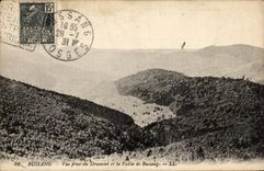 CPA Bussang Vue Prise du Drumont et la Vallee de Bussang