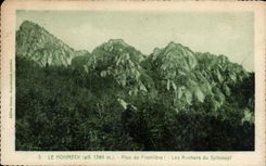 CPA Hohneck Pluc de Frontiere Rocks of Spitzkopf