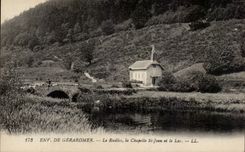 CPA De Gerardmer Le Rudlin la Chapelle St Jean et le Lac