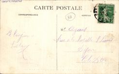 CPA the Vosges Saint Die Rock of Stones