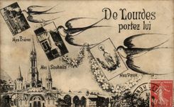 CPA Lourdes Carry to Him My Prayers My Wishes My Wishes Swallows