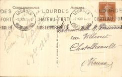 CPA Lourdes Panorama de la Ville vu du Pic du jer