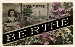 CPA Fantaisie Good Child celebrates Berthe