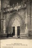 CPA Niort Side Gate Of the Church Our Restauree Lady In 1909