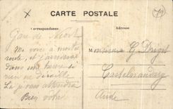 CPA Niort Side Gate Of the Church Our Restauree Lady In 1909